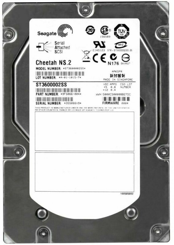 Жесткий диск Seagate 9FS066 600Gb SAS 3,5" HDD 9FS066 - фото 35403