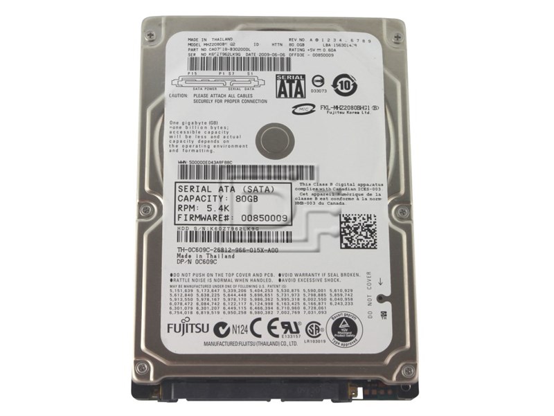 Жесткий диск Fujitsu MHT2040BH 40Gb 5400 SATA 2,5" HDD MHT2040BH - фото 35942