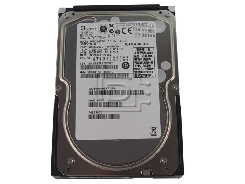 Жесткий диск Fujitsu MAW3147FC 147Gb Fibre Channel 3,5" HDD MAW3147FC - фото 36126