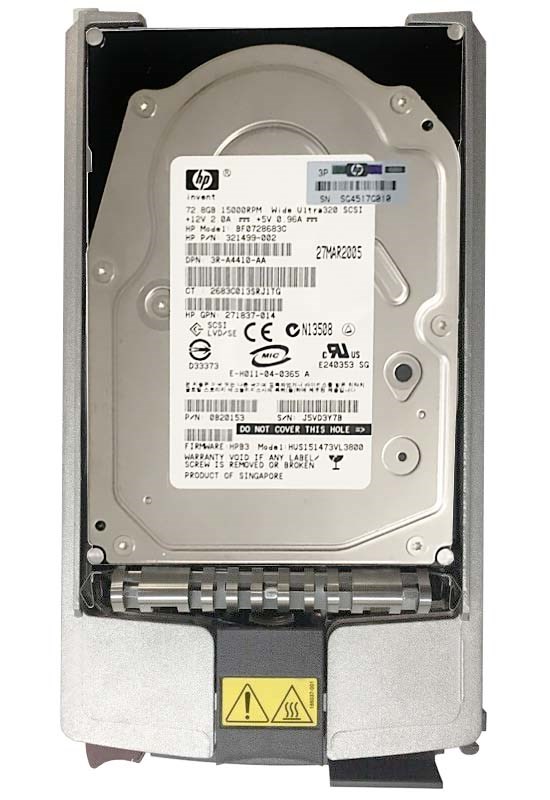 Жесткий диск HP 0B20153 72,8Gb U320SCSI 3.5" HDD 0B20153 - фото 36348