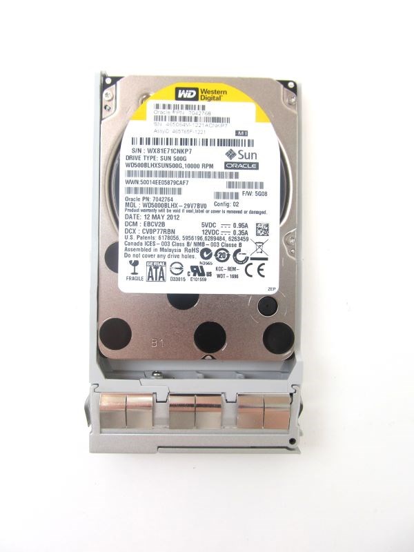 Жесткий диск Sun 542-0371 500Gb 7200 SATAII 2,5" HDD 542-0371 - фото 36940