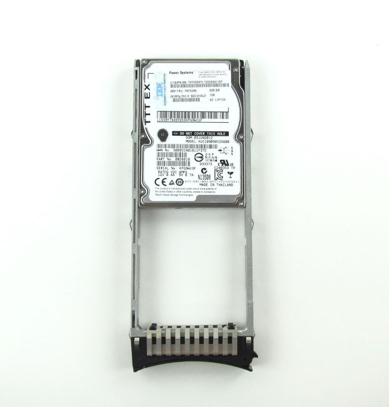 Жесткий диск IBM 74Y9281 900Gb 10000 SAS 2,5" HDD 74Y9281 - фото 37668