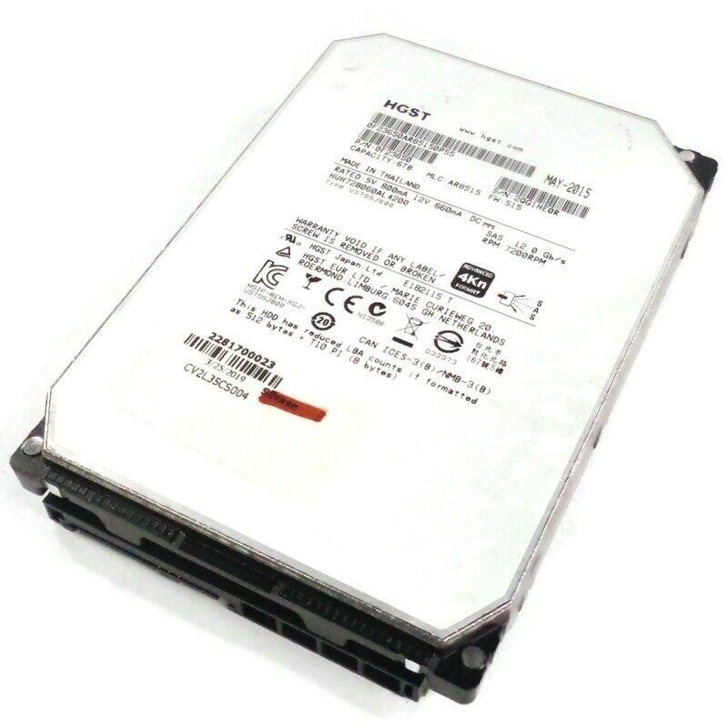 Жесткий диск HGST 0F23650 6Tb 7200 SAS 3,5" HDD 0F23650 - фото 37833