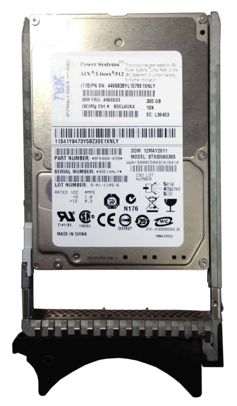 Жесткий диск IBM 44V6838 300Gb SAS 2,5" HDD 44V6838 - фото 38358