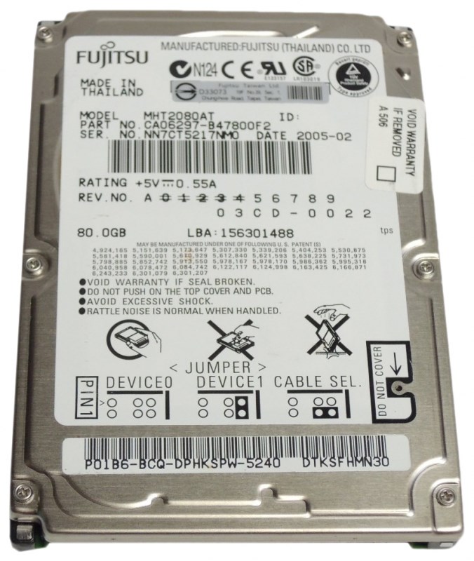 Жесткий диск Fujitsu ETFDB6 600Gb 10000 SAS 2,5" HDD ETFDB6 - фото 38909