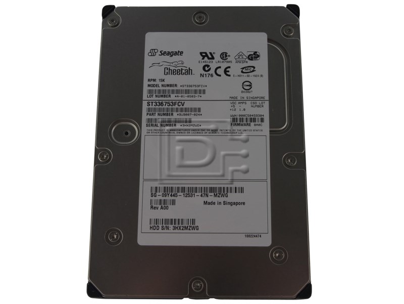 Жесткий диск Seagate ST336753FCV 36,7Gb Fibre Channel 3,5" HDD ST336753FCV - фото 39719