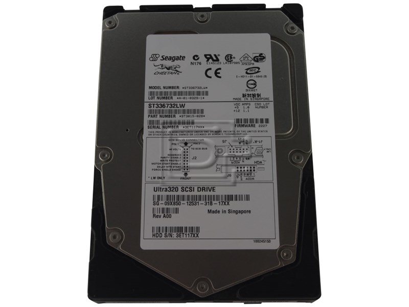 Жесткий диск Seagate 9T3015 36,7Gb U320SCSI 3.5" HDD 9T3015 - фото 39827