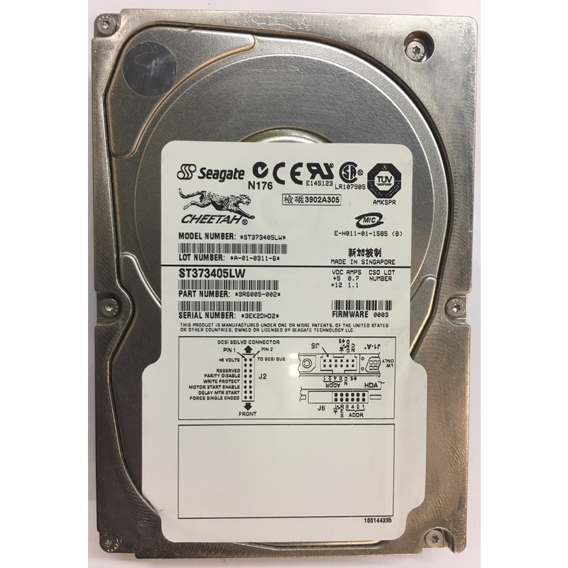 Жесткий диск Seagate 9R6005 73,4Gb U160SCSI 3.5" HDD 9R6005 - фото 39838