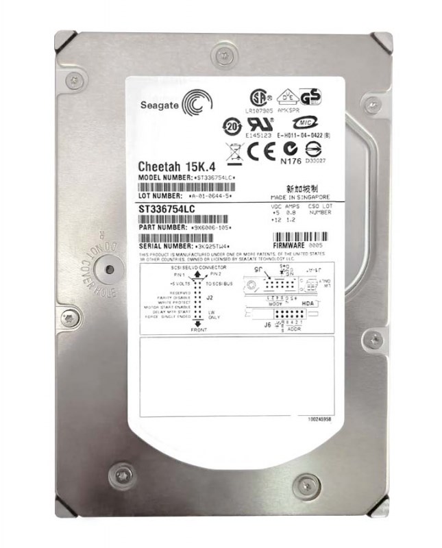 Жесткий диск Seagate 9X6006 36,7Gb U320SCSI 3.5" HDD 9X6006 - фото 39880