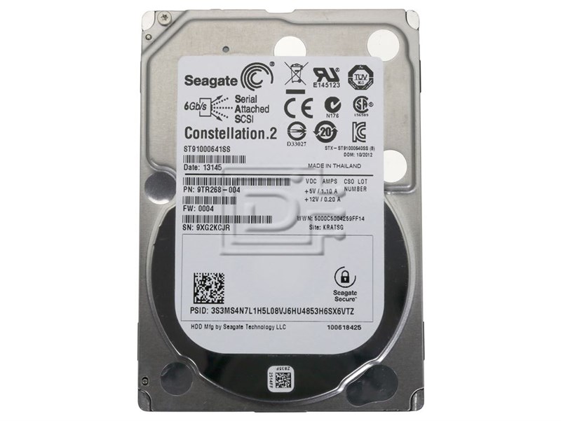 Жесткий диск Seagate 9TR268 1Tb 7200 SAS 2,5" HDD 9TR268 - фото 39977