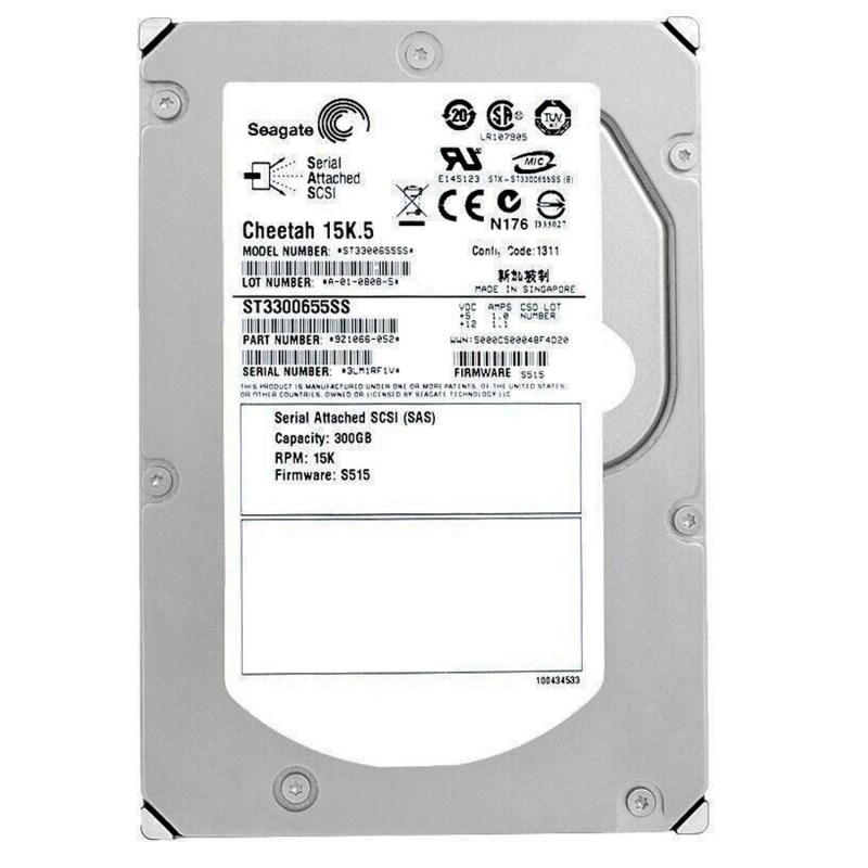 Жесткий диск Seagate 9Z1066 300Gb SAS 3,5" HDD 9Z1066 - фото 40059