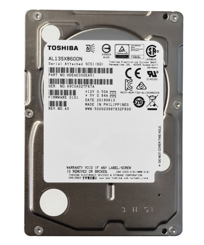 Жесткий диск Toshiba HDEAE00GEA51 600Gb 15000 SAS 2,5" HDD HDEAE00GEA51 - фото 40490