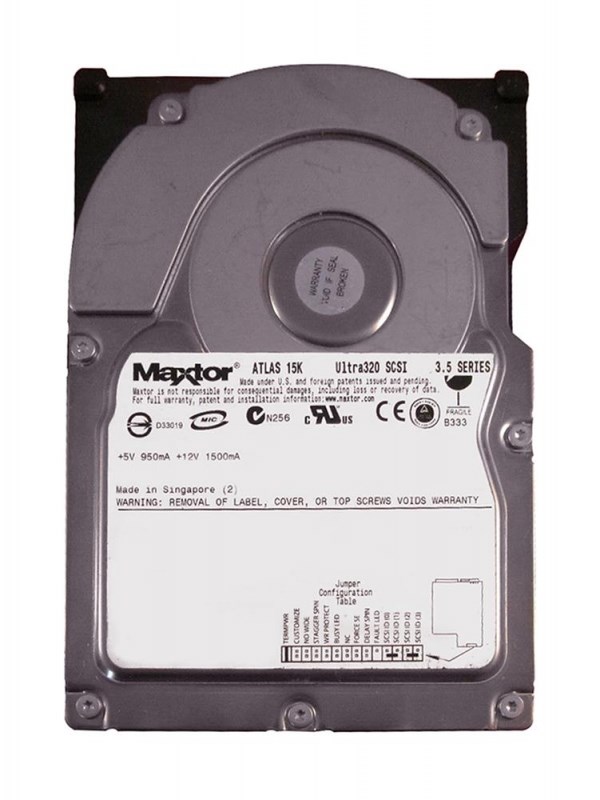 Жесткий диск Maxtor 8C073J0 73Gb U320SCSI 3.5" HDD 8C073J0 - фото 40537