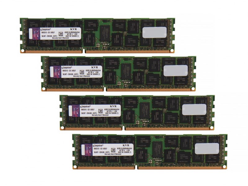 Оперативная память Kingston KVR13LR9D4K4/64I DDRIII 64Gb KVR13LR9D4K4/64I - фото 41564