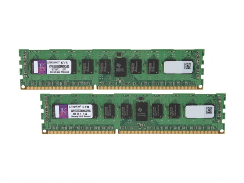 Оперативная память Kingston KVR1333D3D8R9SK2/8GI DDRIII 8Gb KVR1333D3D8R9SK2/8GI - фото 41651