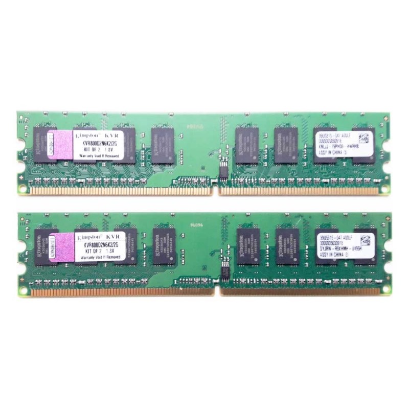 Оперативная память Kingston KVR800D2N6K2/2G DDRII 1Gb KVR800D2N6K2/2G - фото 41756