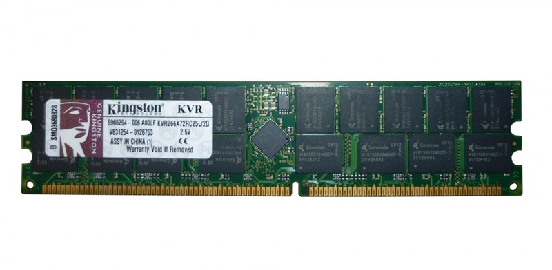 Оперативная память Kingston KVR266X72RC25L/2G DDR 2048Mb KVR266X72RC25L/2G - фото 41893