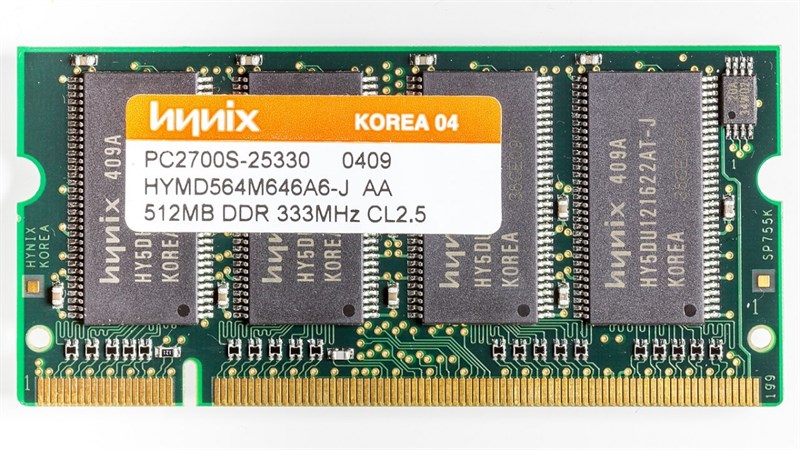 Оперативная память Hynix HYMD564M646A6-J DDR 512Mb HYMD564M646A6-J - фото 42030