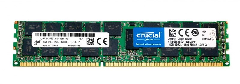 Оперативная память Micron CT16G3ERSLD4160B.36FP DDRIII 16Gb CT16G3ERSLD4160B.36FP - фото 42245