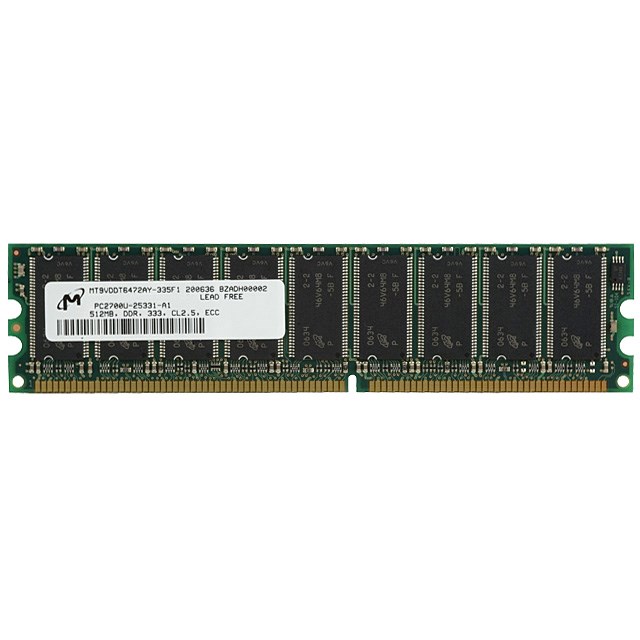 Оперативная память Micron MT18VDDF6472DG-335G2 DDR 512Mb MT18VDDF6472DG-335G2 - фото 43061