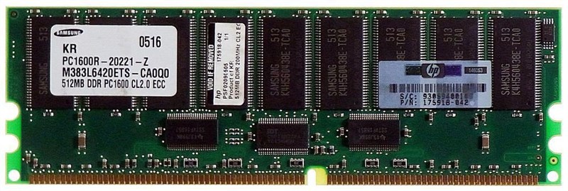 Оперативная память Samsung M383L6420ETS-CA0Q0 DDR 512Mb M383L6420ETS-CA0Q0 - фото 43155