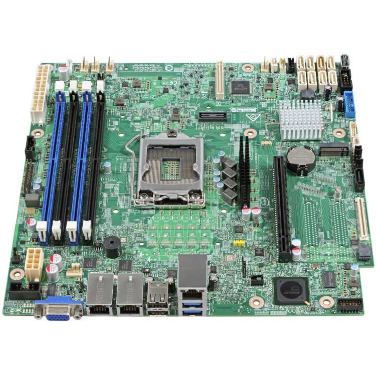 Материнская плата Intel S1200SPOR Socket 1151 S1200SPOR - фото 45835