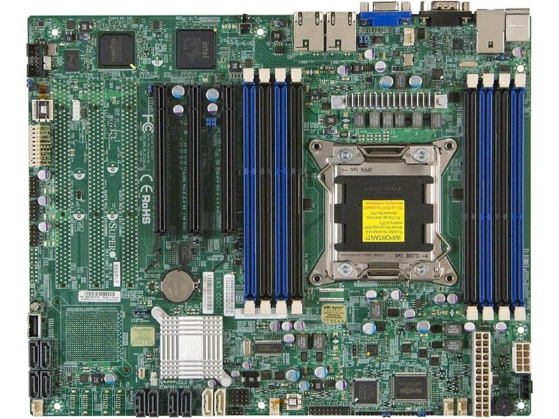 Материнская плата Supermicro X9SRI-F Socket LGA2011 X9SRI-F - фото 46041