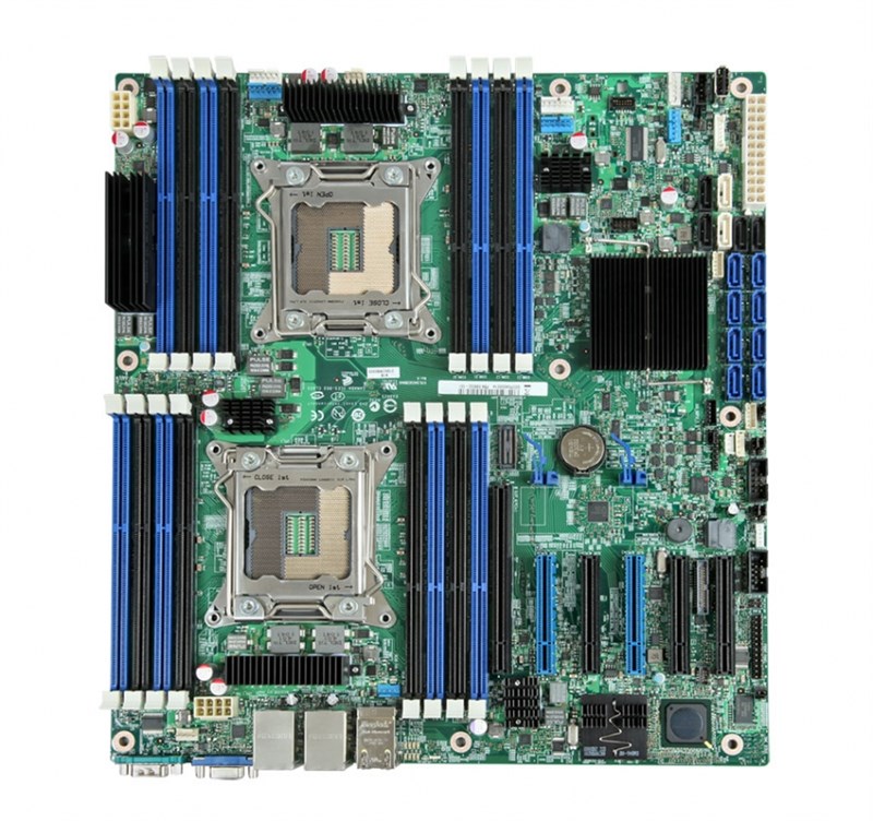 Материнская плата Intel S2600CP2 Socket 2011 S2600CP2 - фото 46067