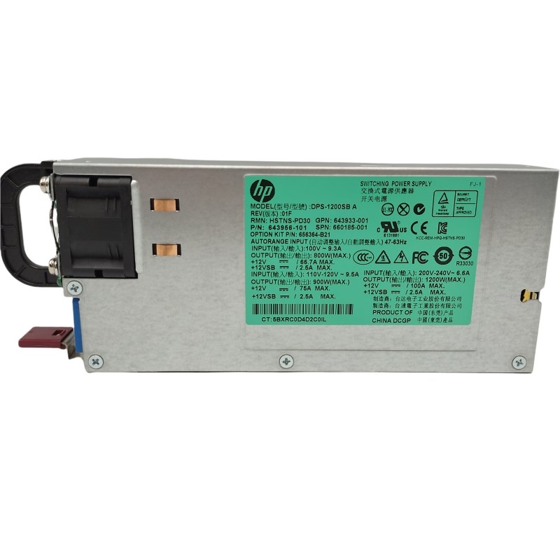 Резервный Блок Питания HP DPS-1200SB A 1200W DPS-1200SB A - фото 48522