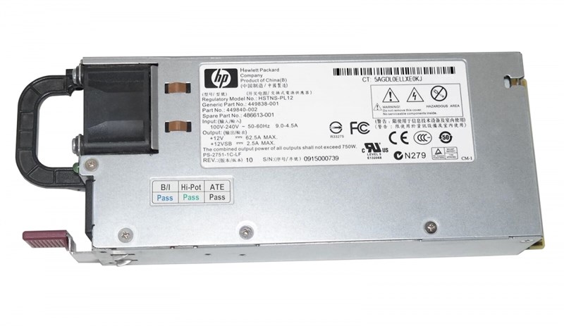 Резервный Блок Питания HP HSTNS-PL12 750W HSTNS-PL12 - фото 50528