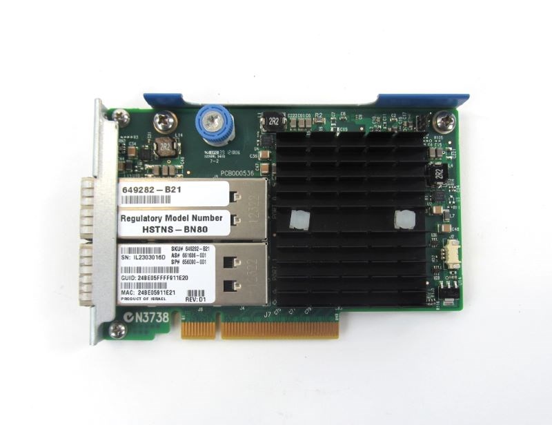 Сетевой Адаптер HP 656090-001 PCI-E8x 40Gb 656090-001 - фото 51686