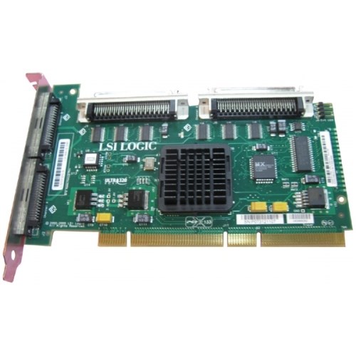 1U505 Контроллер RAID SCSI Dell PERC4/DC PCBX518-B1 LSI53C1030/Intel XScale IOP321 128Mb(256Mb) Int-2x68Pin Ext-2x68Pin RAID50 UW320SCSI PCI-X For PE750,800,830,850,14XX,18XX,28XX,68XX 1U505 - фото 7063