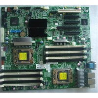 519728-001 Материнская Плата Hewlett-Packard i5500 Dual Socket 1366 12DDR3 6SATAII PCI-E16x 3PCI-E8x PCI SVGA 2xGbLAN E-ATX 5860Mhz For ML150G6 519728-001