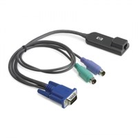 AF604A KVM Кабель HP UNC1-4807 520-439-504 RJ45 - Video 2xPS/2 1xUSB Virtual Media Interface Adapter 27cm+57cm AF604A