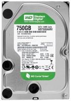 Жесткий диск Western Digital WD7500AARX 750Gb IntelliPower SATAII 3.5" HDD WD7500AARX