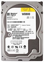 Жесткий диск Western Digital WD800LB 80Gb 7200 IDE 3.5" HDD WD800LB