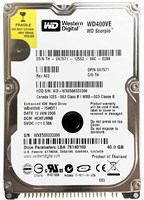 Жесткий диск Western Digital WD400VE 40Gb 5400 IDE 2,5" HDD WD400VE