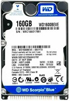 Жесткий диск Western Digital WD1600BEVE 160Gb 5400 IDE 2,5" HDD WD1600BEVE