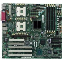 880502 Материнская Плата Intel SE7501CW2ATA iE7501 Dual Socket 604 4DDR U100 3PCI-X 2PCI SVGA 2xLAN1000 E-ATX 533Mhz 880502