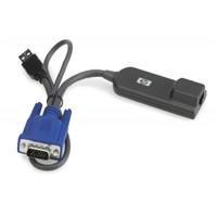 336047-B21 KVM Кабель HP PLX1-4708 520-341-510 RJ45 - Video 1xUSB 27cm+42cm 336047-B21